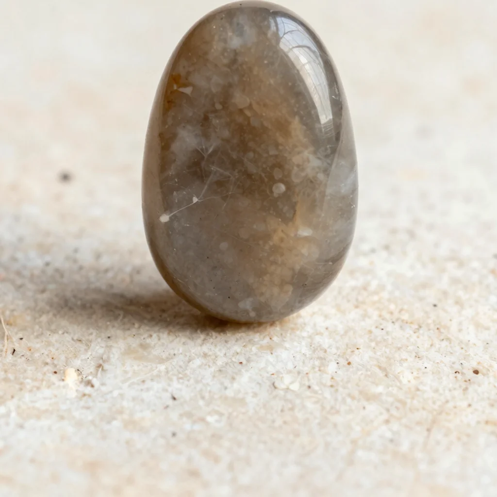 Smoky Quartz Palm Stone