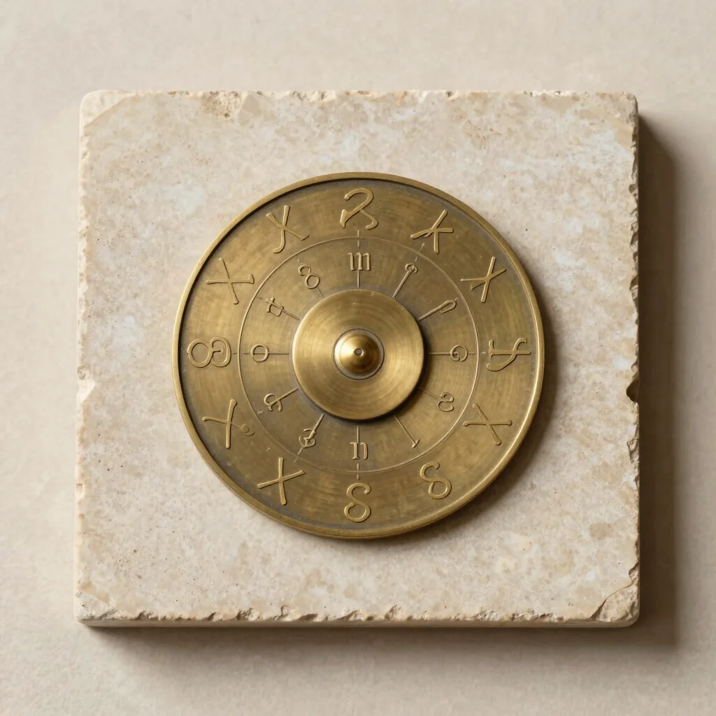 Brass Zodiac Wheel